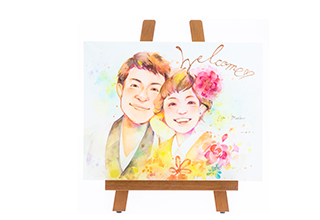 似顔絵(イーゼル付) 似顔絵(イーゼル付)